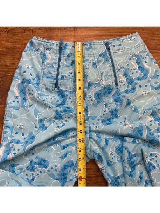 Vintage 1970s Lilly Pulitzer orange label printed pants - Picture 10 of 11